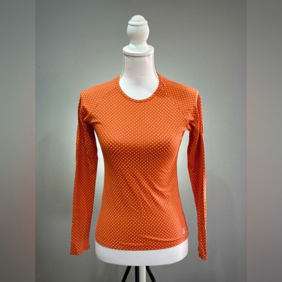 CLEARANCE! Orange Tommy Bahama Rash Guard Swim Top Size XS EUC - Picture 1 of 7